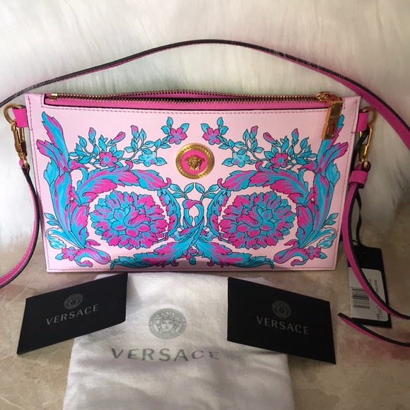 Versace Handbags - VERSACE leather bag authentic 100%